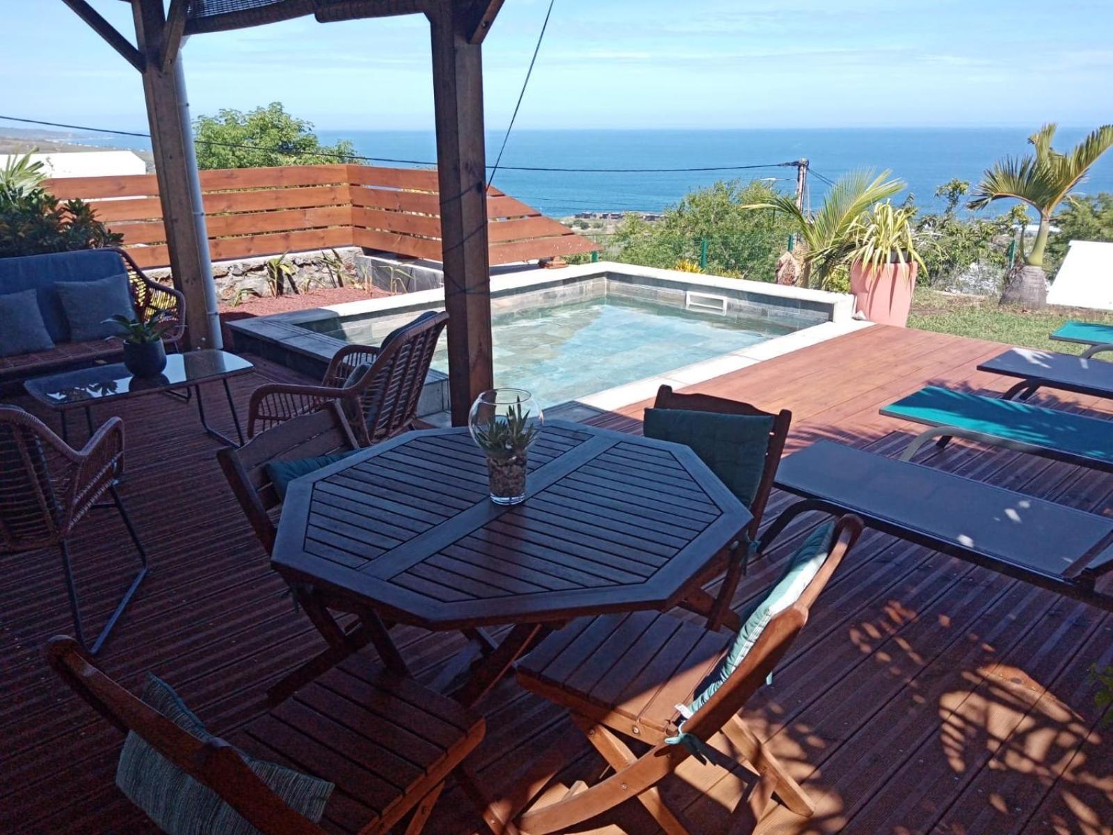 La Villa Choka Trois Bassins Extérieur photo