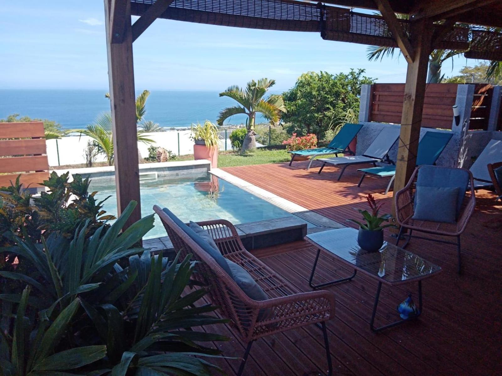 La Villa Choka Trois Bassins Extérieur photo